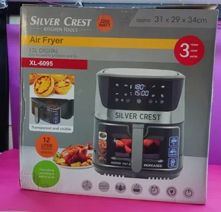 سرخ کن بدون روغن سیلور کرست مدل SC-6090 ظرفیت ۱۲ لیتر